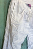 Made in Italy Scrunchy Rhinestone Stretch Pants – Ultra Comfortable Size (6 to 14) - White
