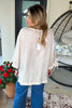 Best Intentions Button Top - 100% Linen- Made In Italy