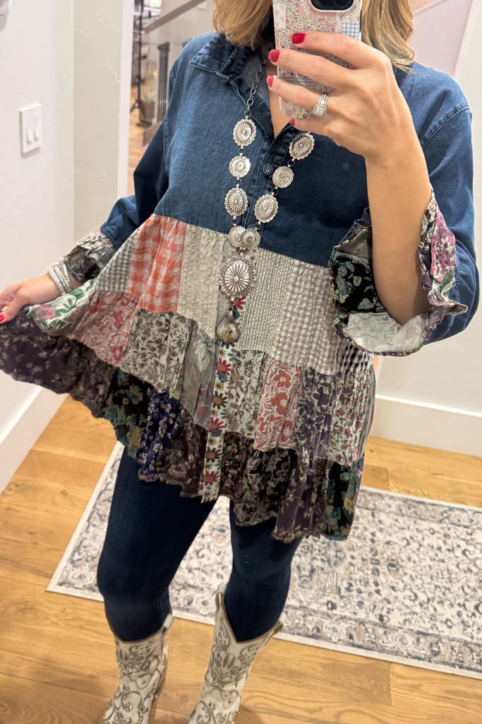 Just My Style Tunic -  Vintage - 100% Cotton