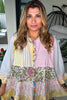 Artisanal Fun Patchwork Top - Ivory Mix