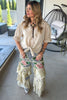 Painted Rose Patchwork Boho Pants