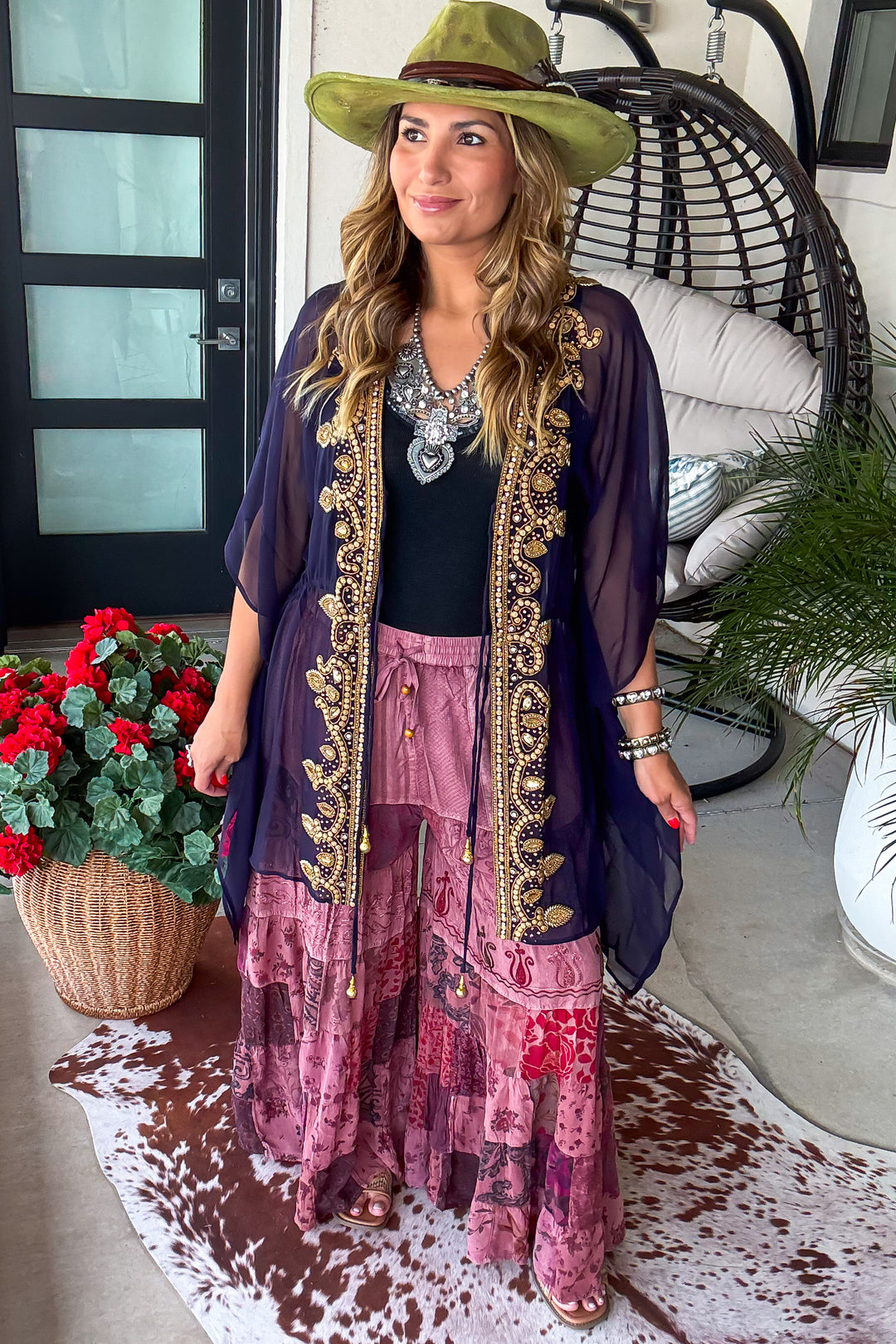 AHB EXCLUSIVE:  All That You Ever Dreamed Kimono - Navy -