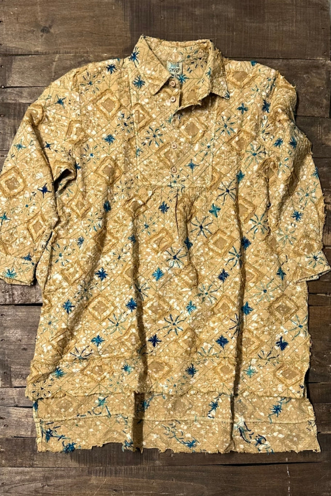 PRE ORDER: Golden Mesa Handmade Embroidered Tunic - 100% Cotton