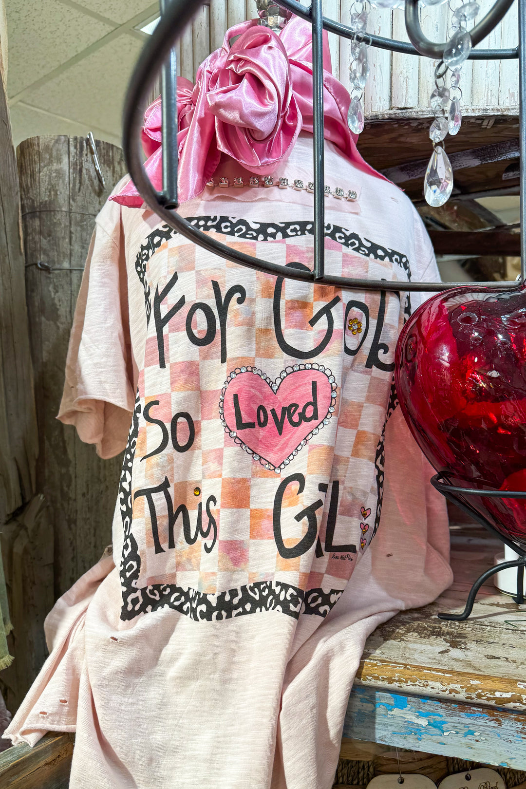 For God So Loved This Girl Tee - 100% Cotton - Made in USA