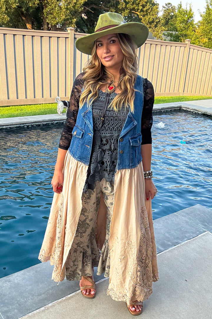 Whispering Willow Vest Duster