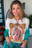 Framed wIth Glamor Horse Tee - 100% Cotton - Made in USA