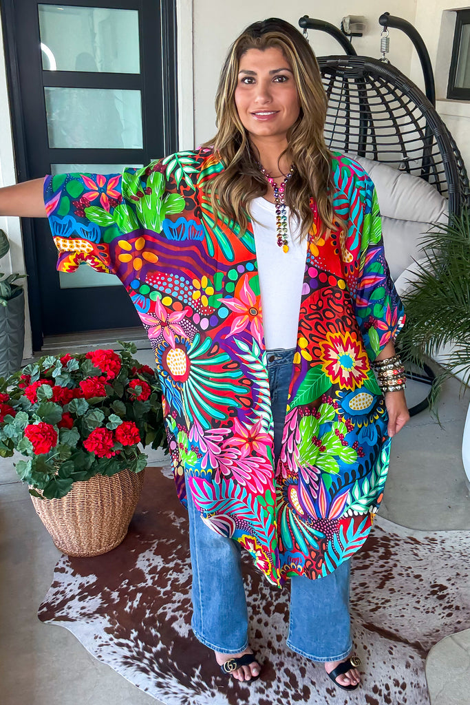 Painted Paradise Kimono
