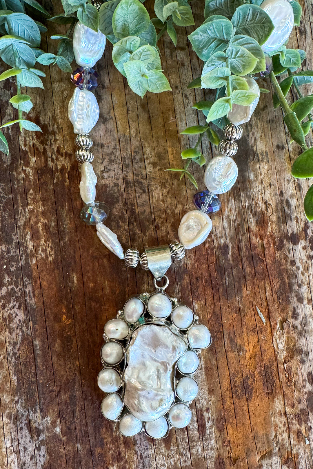 Handmade Freshwater Baroque Pearl Necklace- One of a Kind