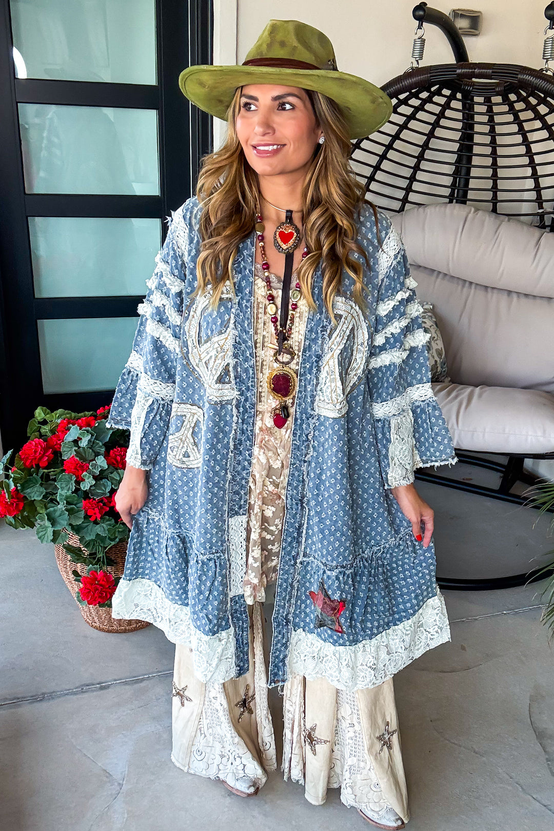 Selah Springs Duster - 100% Cotton - Denim