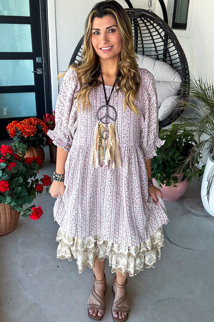 PRE ORDER The Softest Dress Ever - 100% Cotton - Dusty Lilac