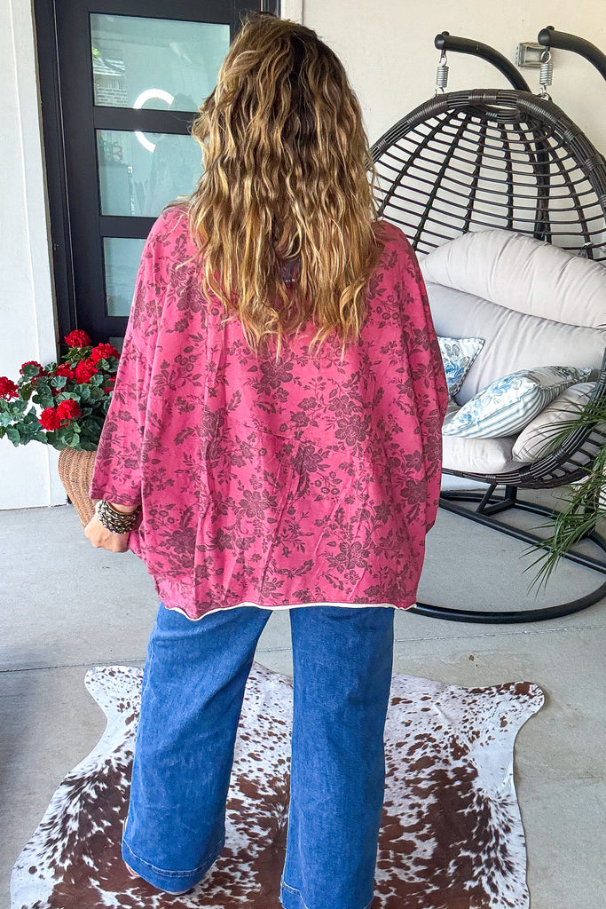 Sacred Heart Madonna Oversized Top - 100% Cotton