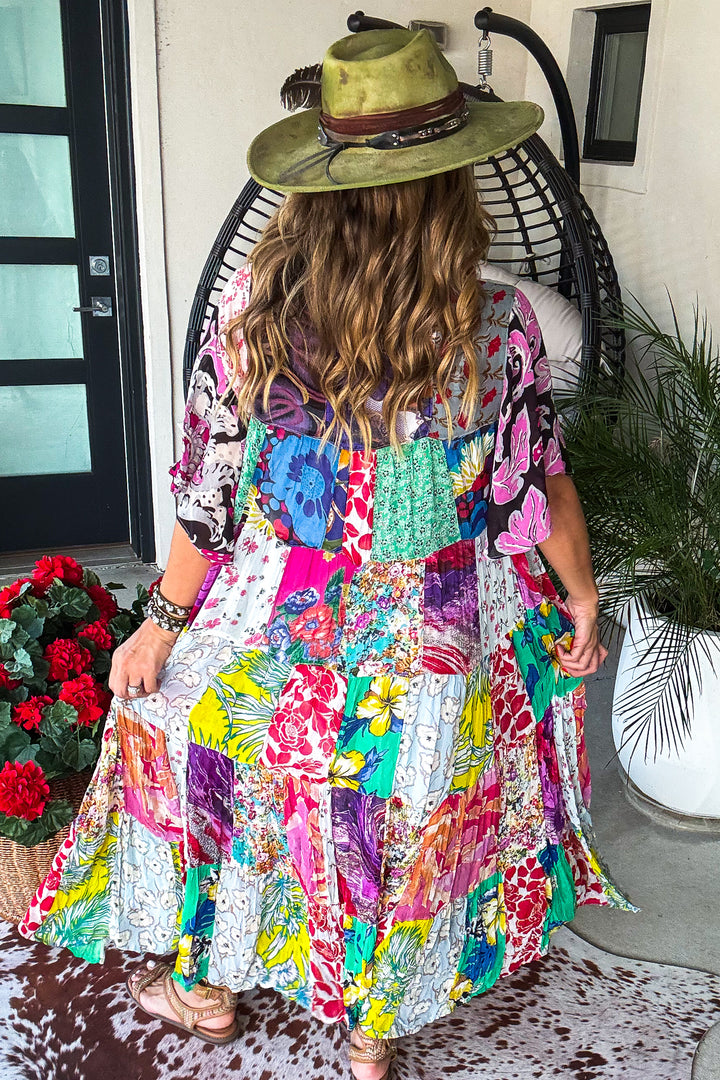 Chasing Daylight OVERSIZED Maxi Dress - Floral