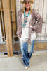 Desert Lace Dream Cardigan - Brown