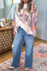 Shabby Affection Oversized Loose Fit Peace Heart Top - 100% Cotton
