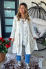 Relaxed Linen Button Up Cardigan - 100% Linen 