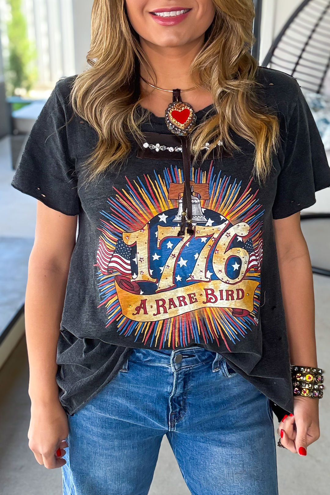 1776 American Tee - 100% Cotton - Made in USA
