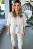 Etched With Style Khaki Jeans - Khaki (Size 6 to 14)