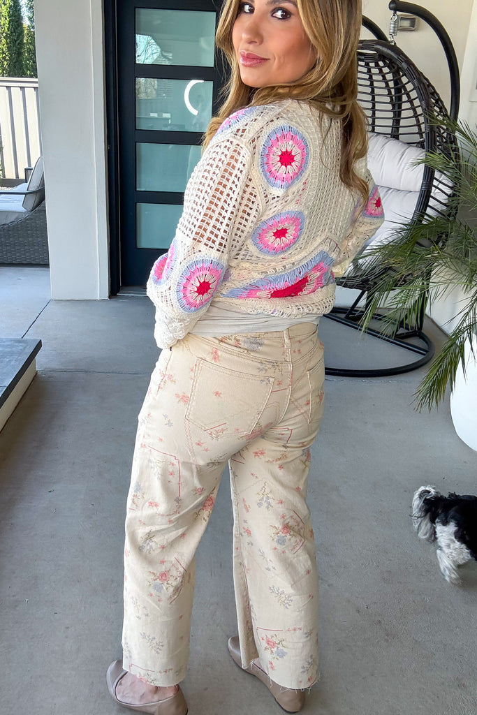 Etched With Style Khaki Jeans - Khaki (Size 6 to 14)