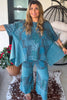 Stich And Stroll Pants - 100% Cotton - Teal