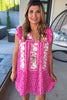AHB EXCLUSIVE: Timeless Travels Dress - Hot Pink