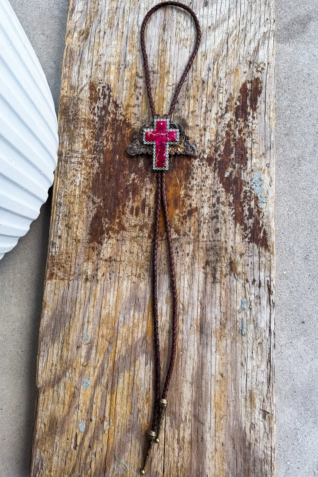 Cross BOLO Necklace - Jaded Gypsy
