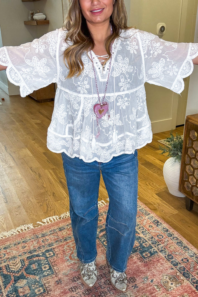 Sunny Days Ahead Top - Off White