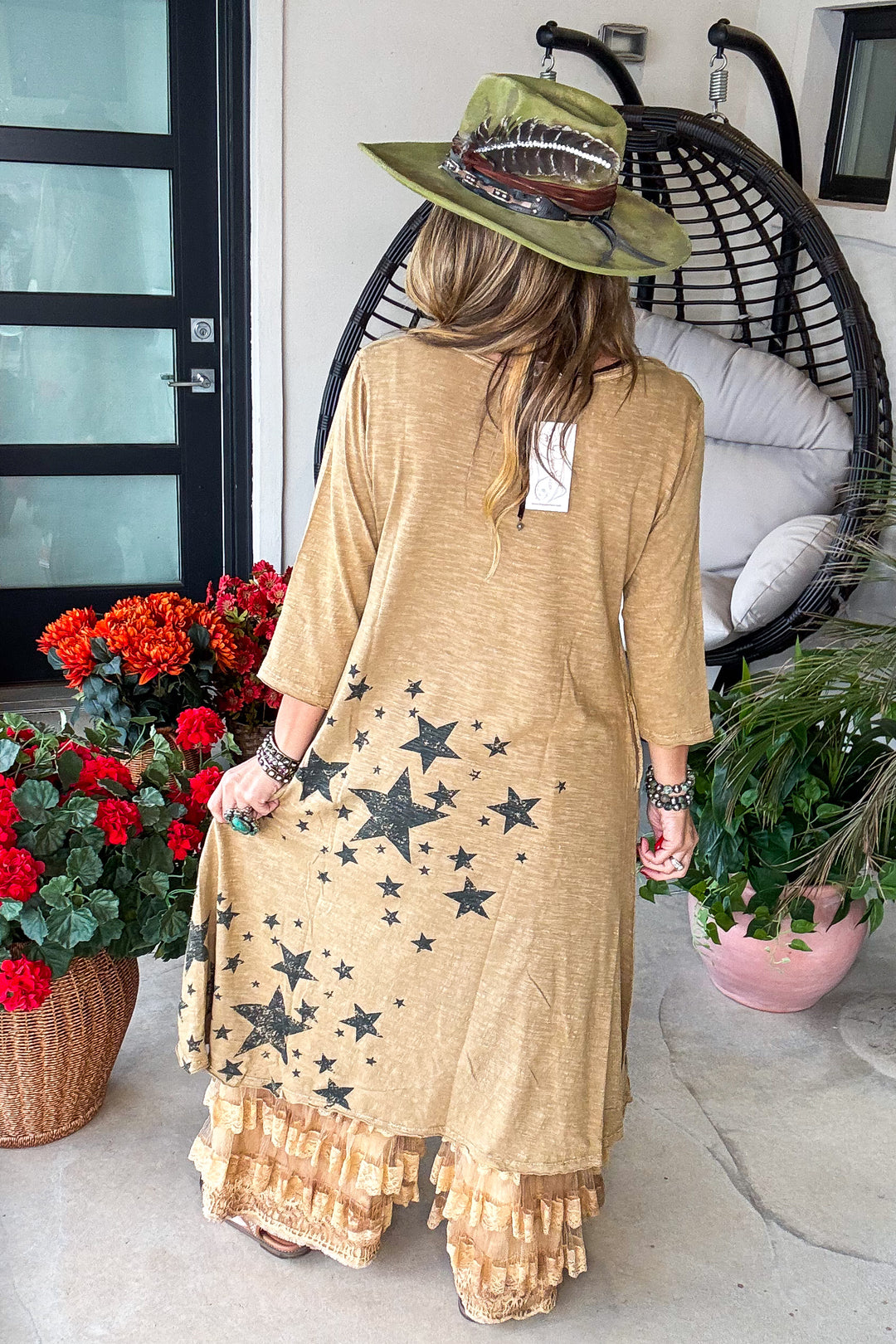 Butterfly Maxi Dress Love Dream - Khaki