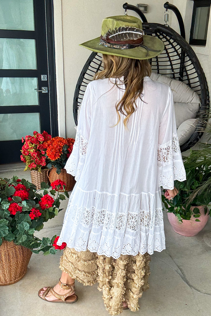 Coastal Canvas Dress - 100% Cotton - Ivory
