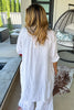 Making Dreams 100% Linen Dress - Made In Italy - White
