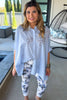 Oversized Daily Favorite Tunic - 100% Cotton -  Sky Blue