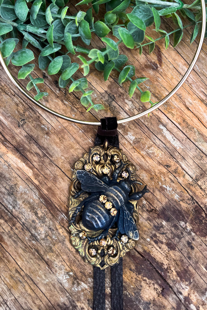 HANDMADE Queen Bee Necklace - Choker