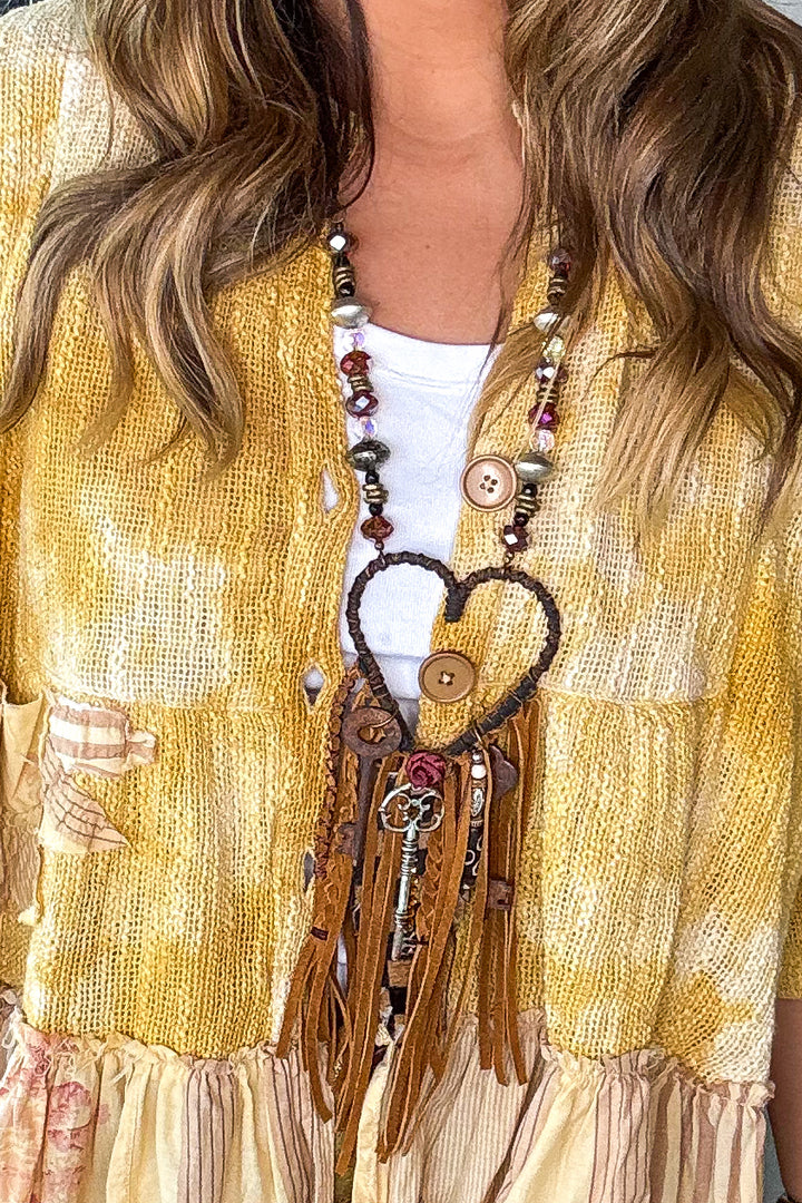 Heart of the Wanderer Necklace - Handmade