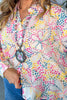 HANDMADE - Hand Stitched - Wildbloom Button Up Top - 100% Cotton