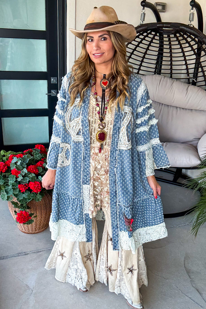 Selah Springs Duster - 100% Cotton - Denim