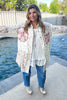 Confidence In Motion Tunic - 100% Cotton - Cream Floral