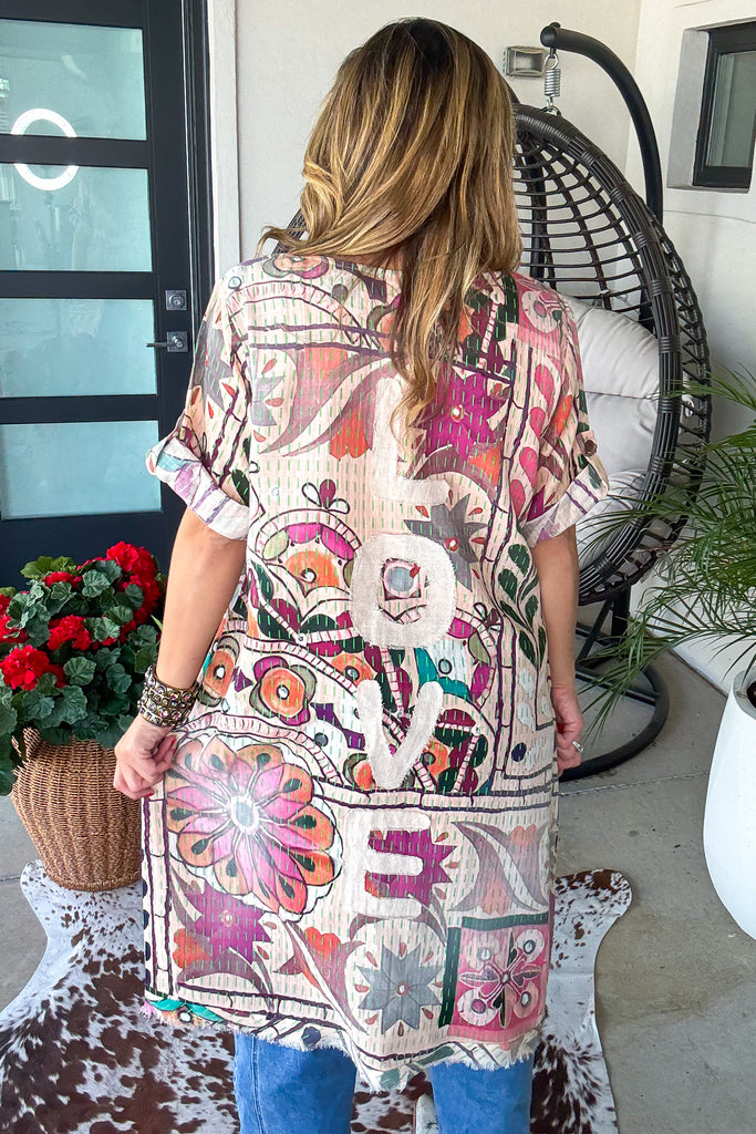Love is Alive Tunic - 100% Cotton