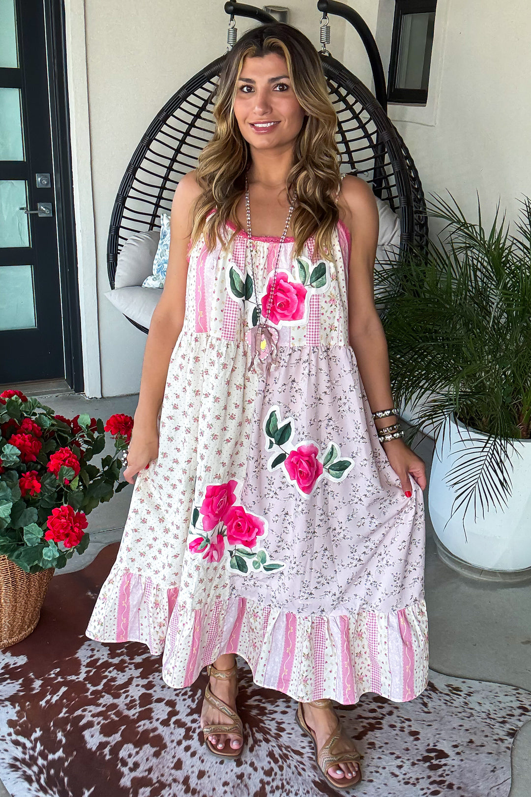 Flowers and Sunshine Maxi Dress