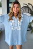 Driftwood Romance Oversized Dress - Denim