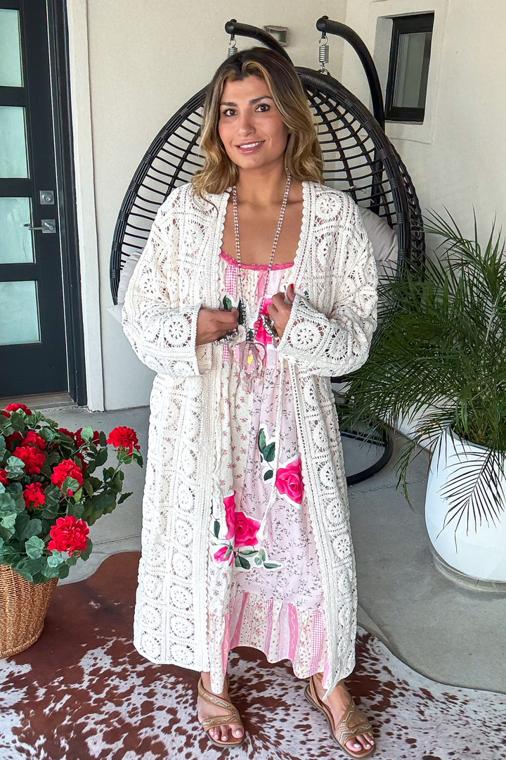 Woven Whisper Cardigan - Cream
