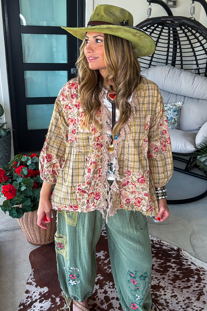 PRE ORDER: Wildflower Fountain Jacket - 100% Cotton