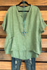 Spring Forward Oversized Top - 100% Linen - Made In Italy