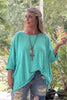 PRE ORDER: Beyond The Moon Oversized Top - Aqua