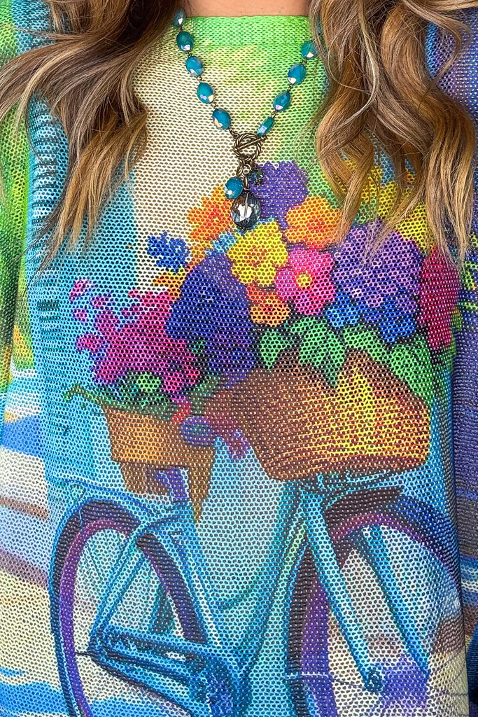 Bicycling Through Europe Made in Italy Summer Sweater