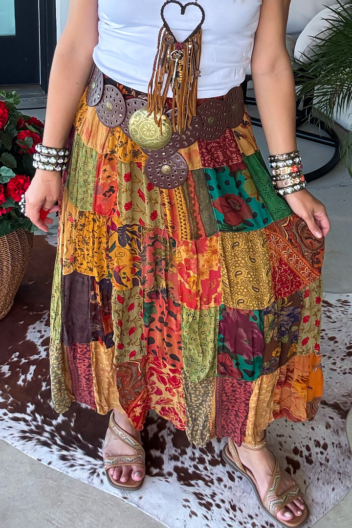 PRE ORDER: Dreaming Of Tomorrow Elastic Waist Maxi Skirt - Camel