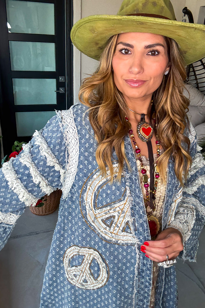 Selah Springs Duster - 100% Cotton - Denim