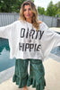 Dirty Hippie Oversized Top - 100% Cotton