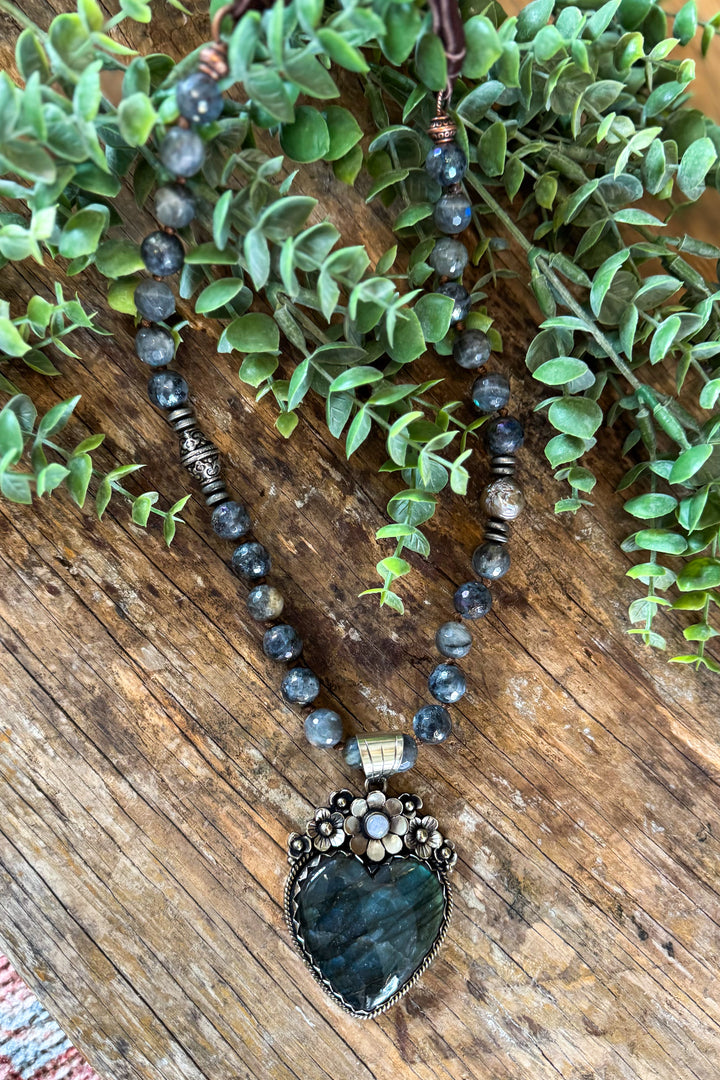 Handmade in Texas Labradorite Necklace
