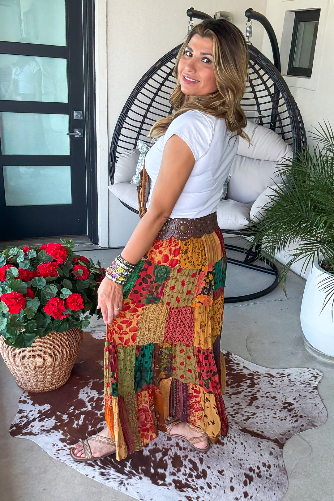 PRE ORDER: Dreaming Of Tomorrow Elastic Waist Maxi Skirt - Camel