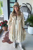 PRE ORDER:Desert Lace Daydream Slip Dress - Cotton Linen Blend - MADE IN USA