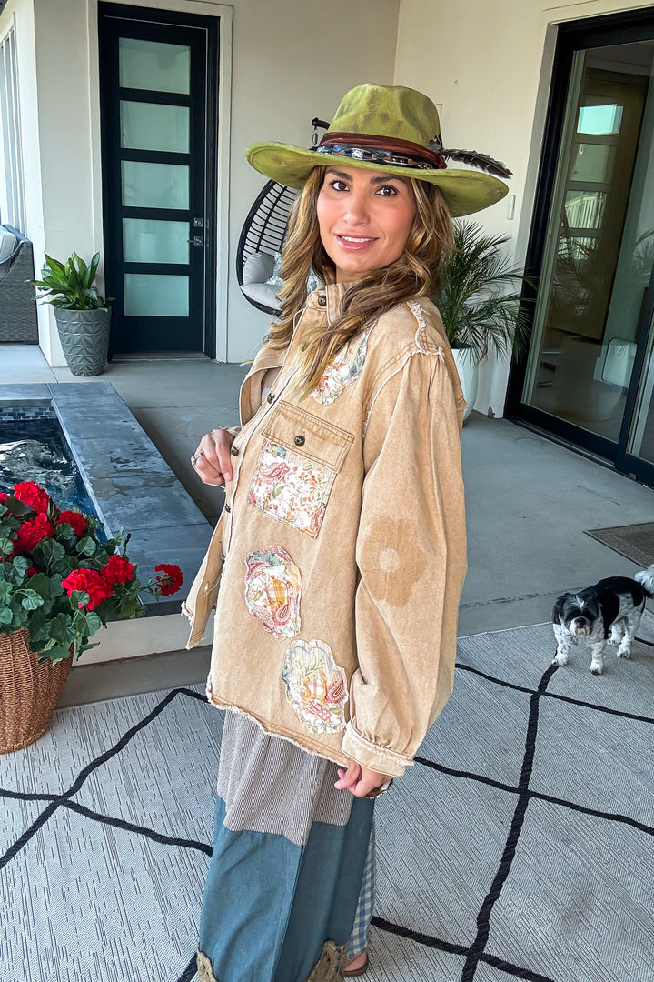 Prairie Patch Shacket - 100% Cotton